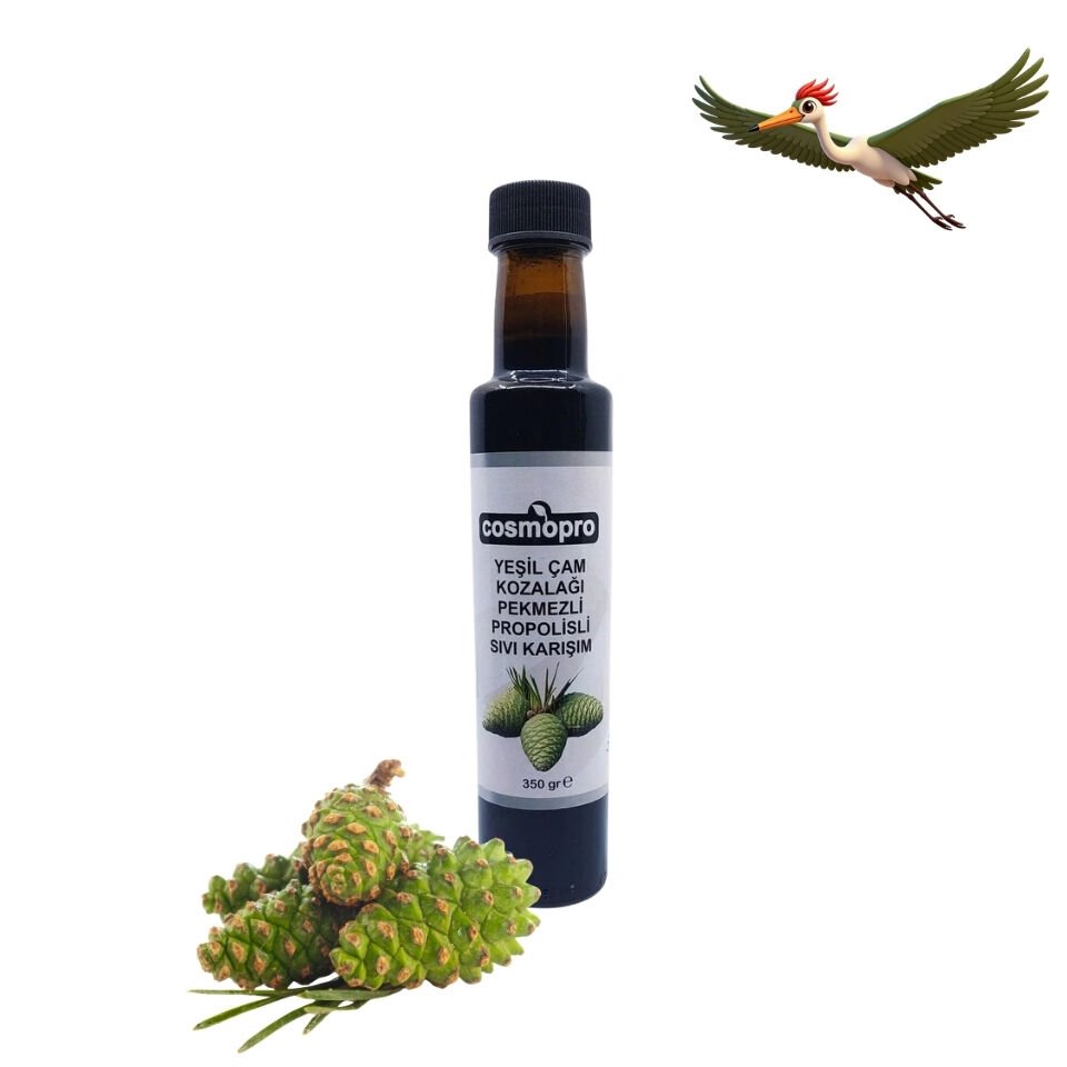 Cosmopro Yeşil Çam Kozalağı Pekmezli Propolisli Sıvı Macun - 350 Gr.