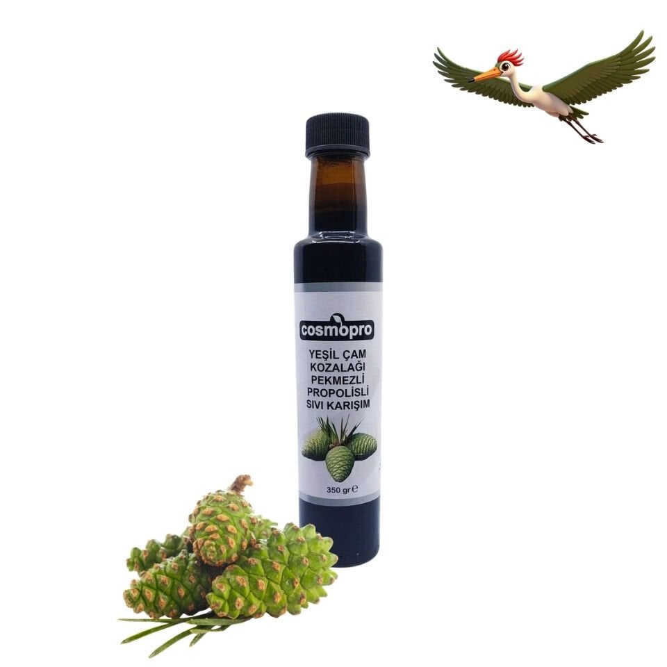 Cosmopro Yeşil Çam Kozalağı Pekmezli Propolisli Sıvı Macun - 350 Gr.