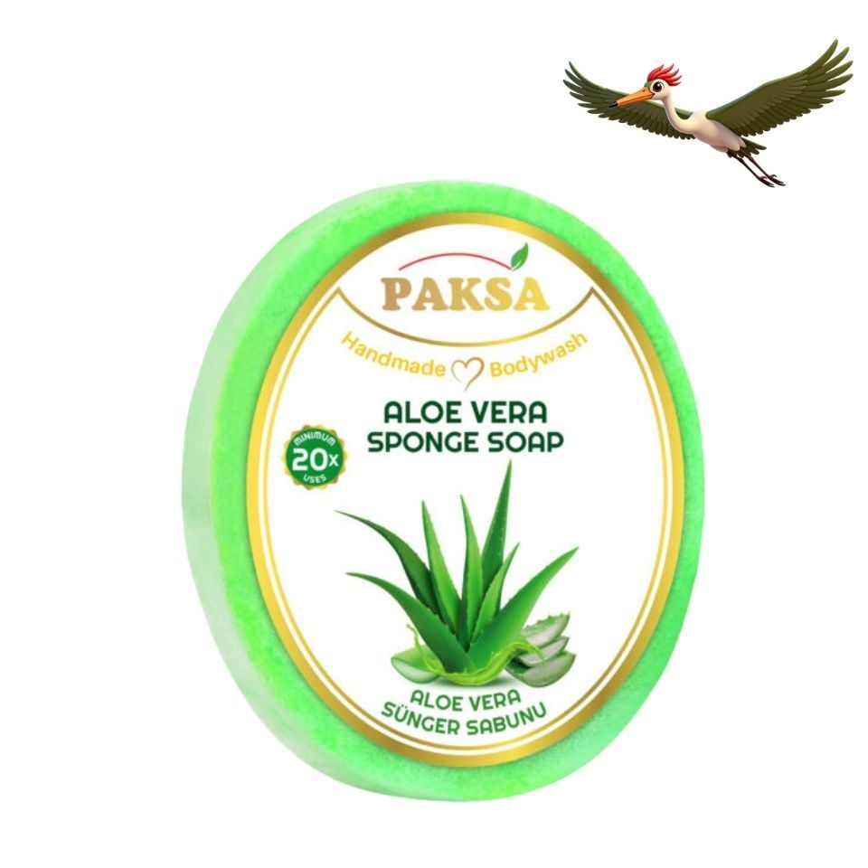Paksa Aloe Vera Sünger Sabunu - 130 Gr.
