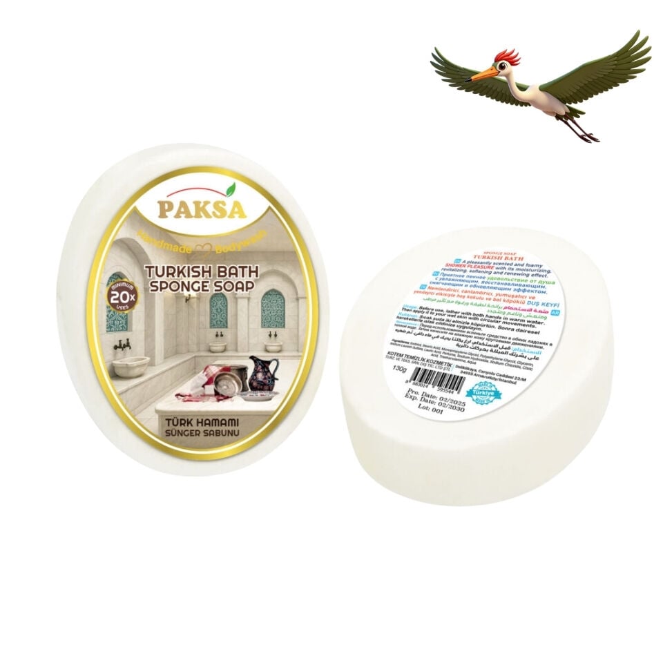 Paksa Hamam Sünger Sabunu - 130 Gr.