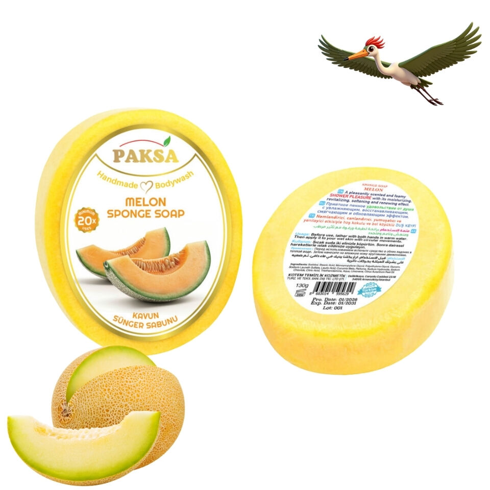 Paksa Kavun Sünger Sabunu - 130 Gr.