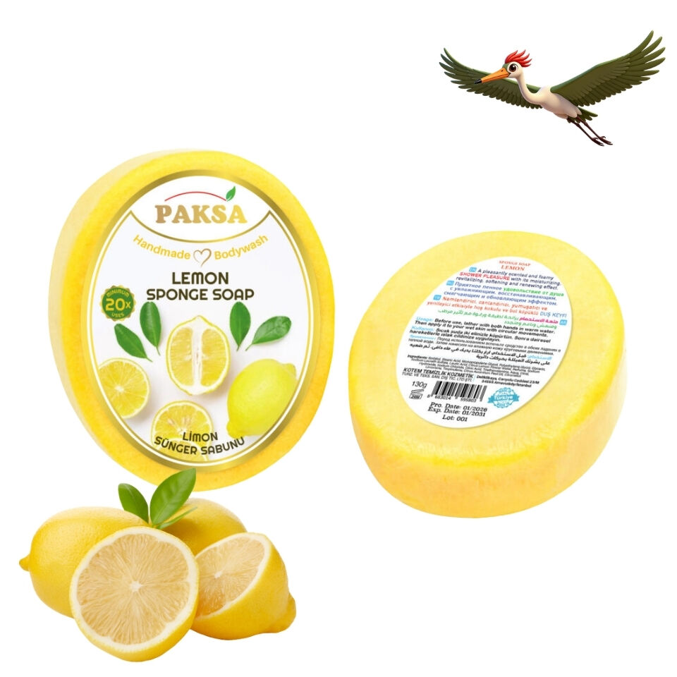 Paksa Limon Sünger Sabunu - 130 Gr.