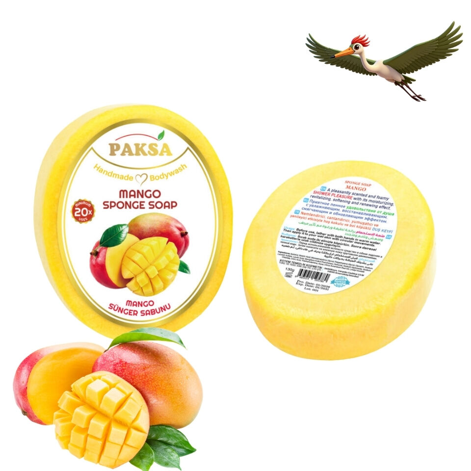 Paksa Mango Sünger Sabunu - 130 Gr.