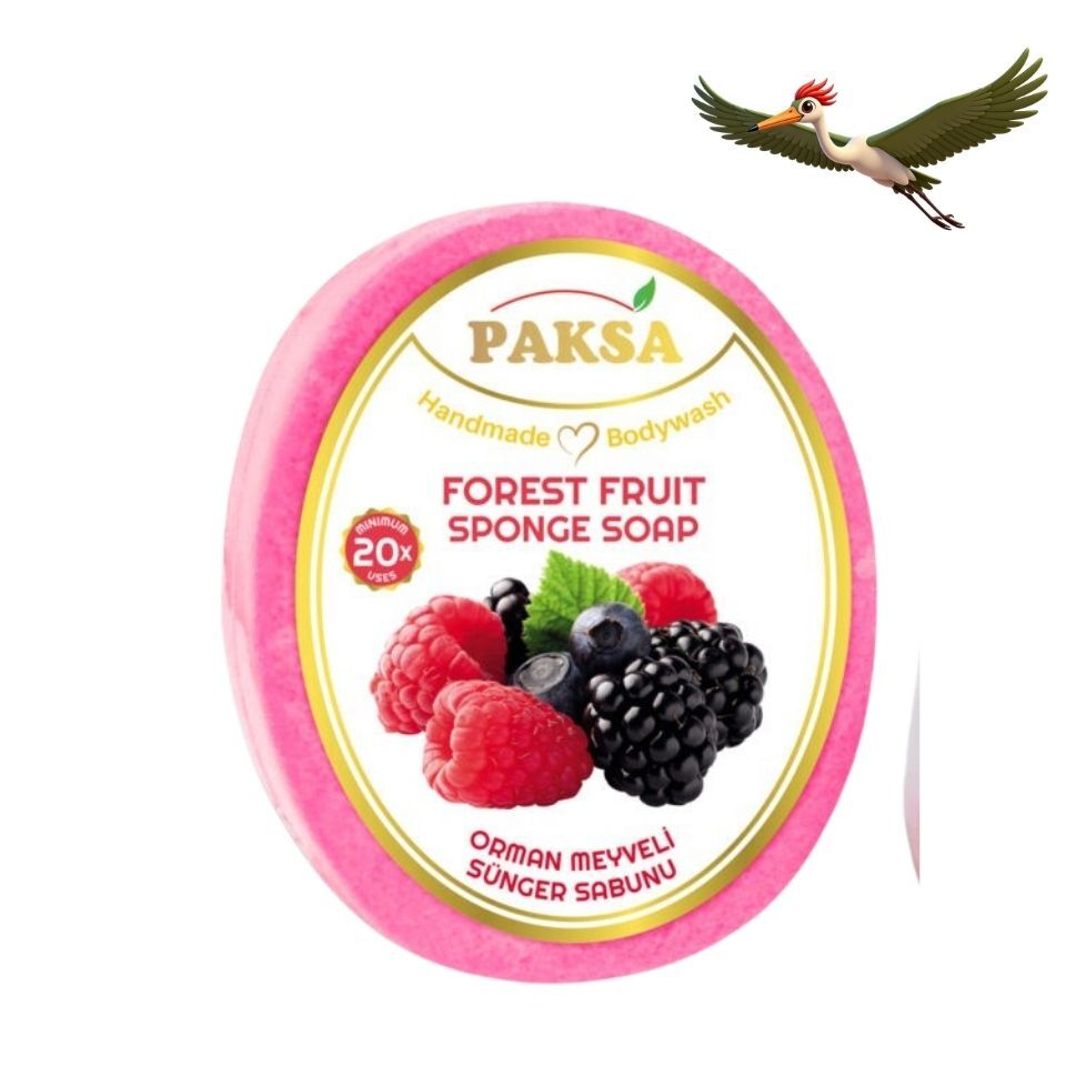 Paksa Orman Meyveli Sünger Sabunu - 130 Gr.