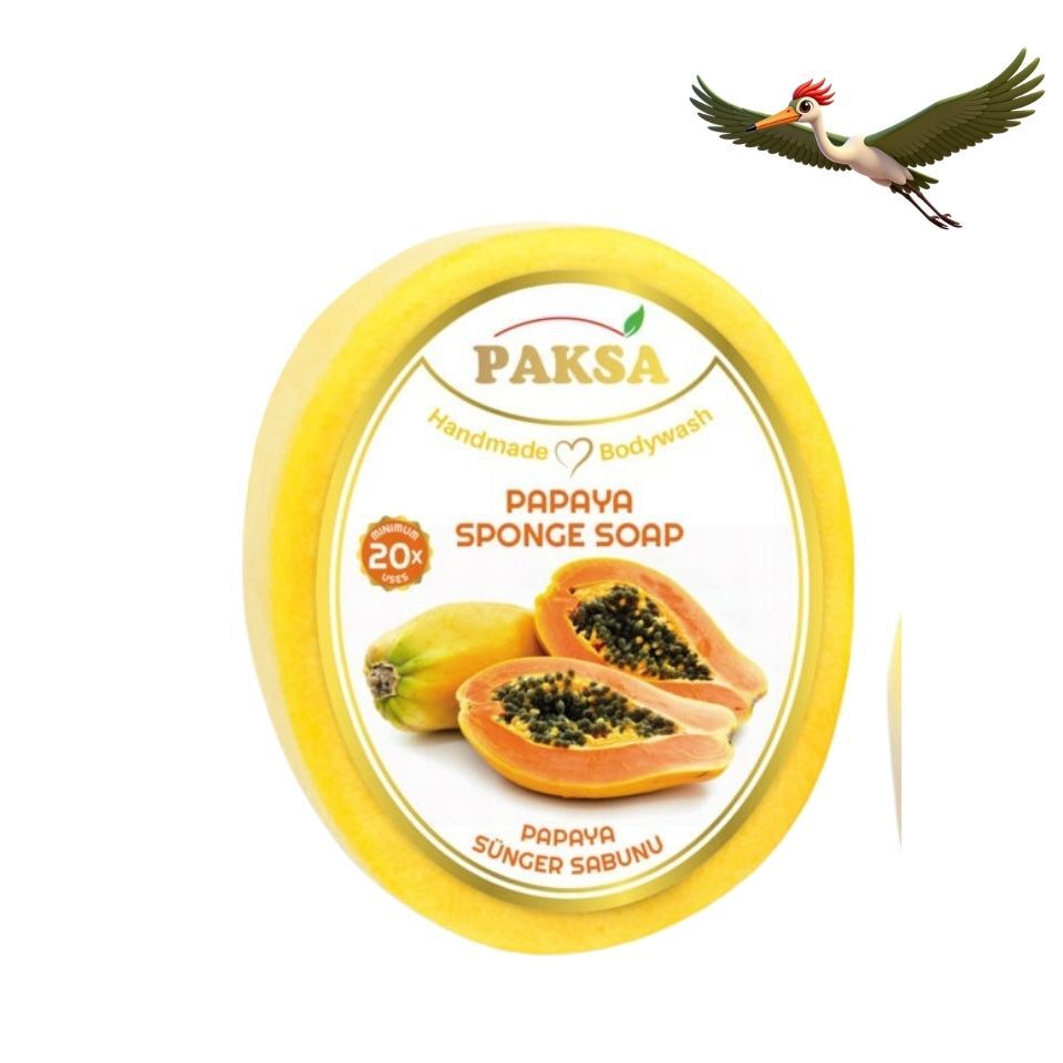 Paksa Papaya Sünger Sabunu - 130 Gr.