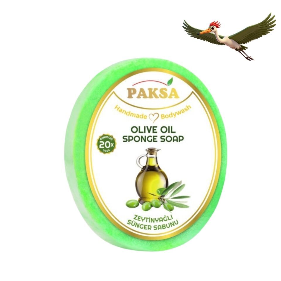 Paksa Zeytinyağlı Sünger Sabunu - 130 Gr.