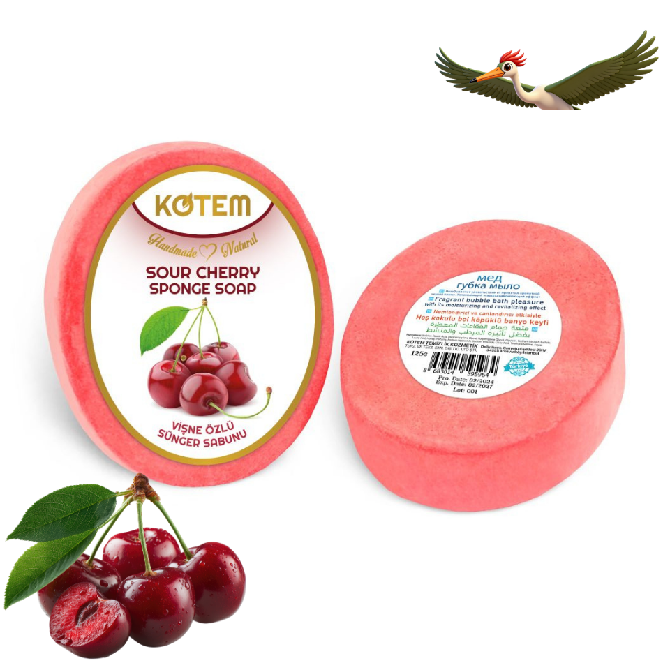 Paksa Vişne Sünger Sabunu - 130 Gr.