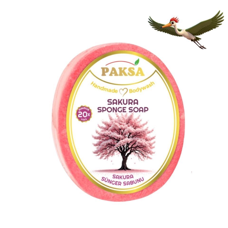 Paksa Sakura Sünger Sabunu - 130 Gr.