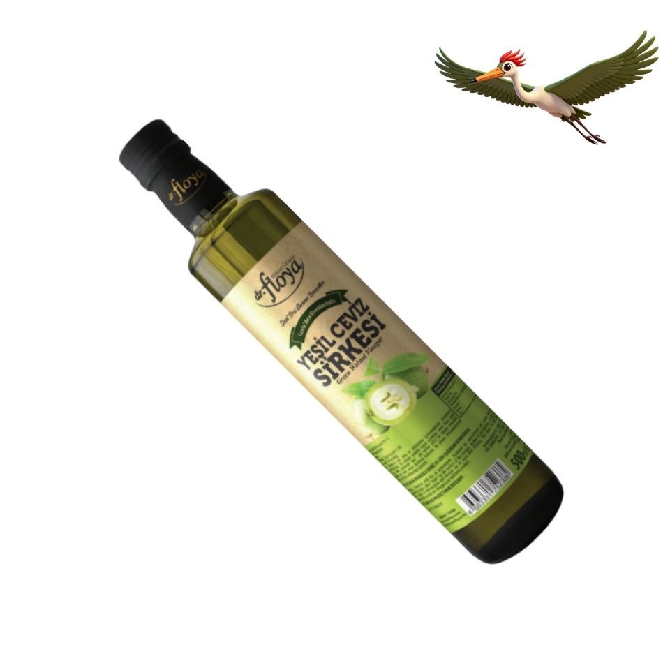 Dr. Floya Yeşil Ceviz Sirkesi - 500 ml.