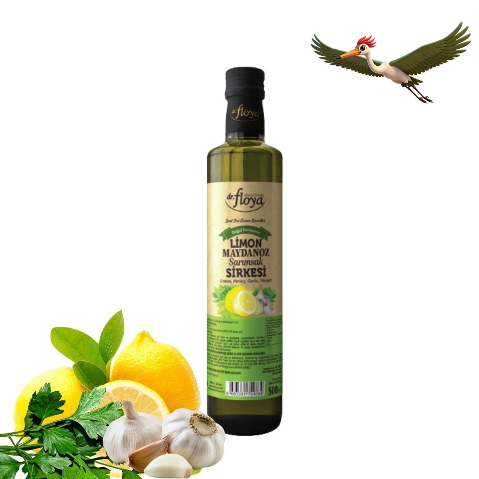 Dr. Floya Limon Maydanoz Sarımsak Sirkesi - 500 ml.