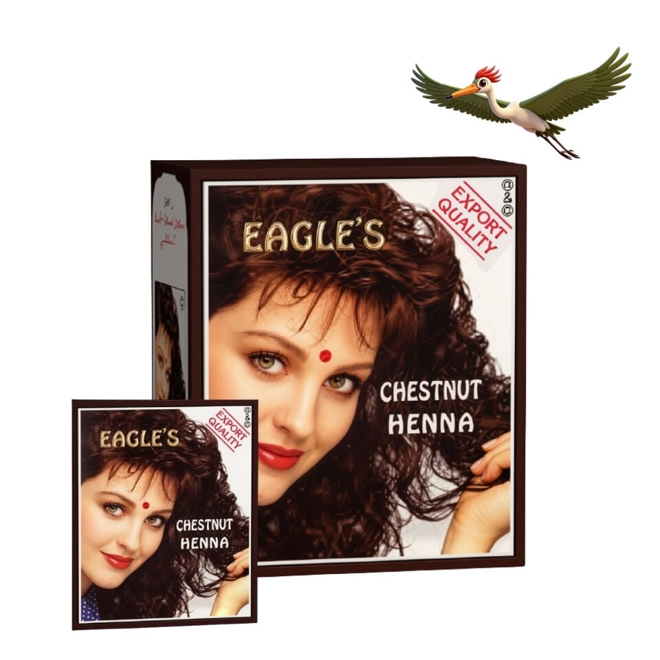 Eagles Hint Kınası - Kestane - 6'lı Paket