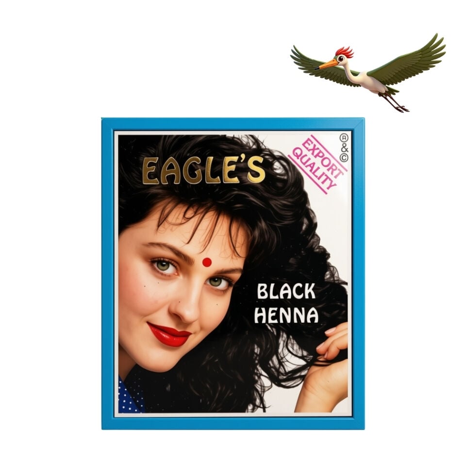 Eagles Hint Kınası - Siyah - 6'lı Paket