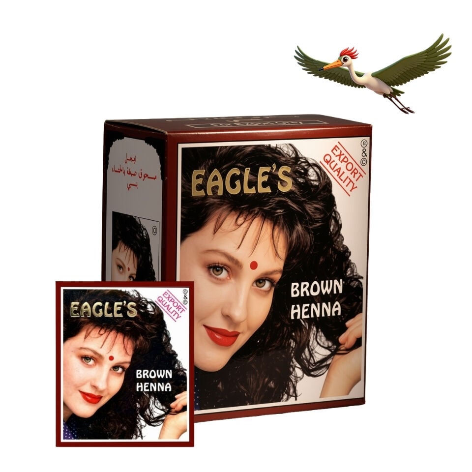 Eagles Hint Kınası - Kahve - 6'lı Paket