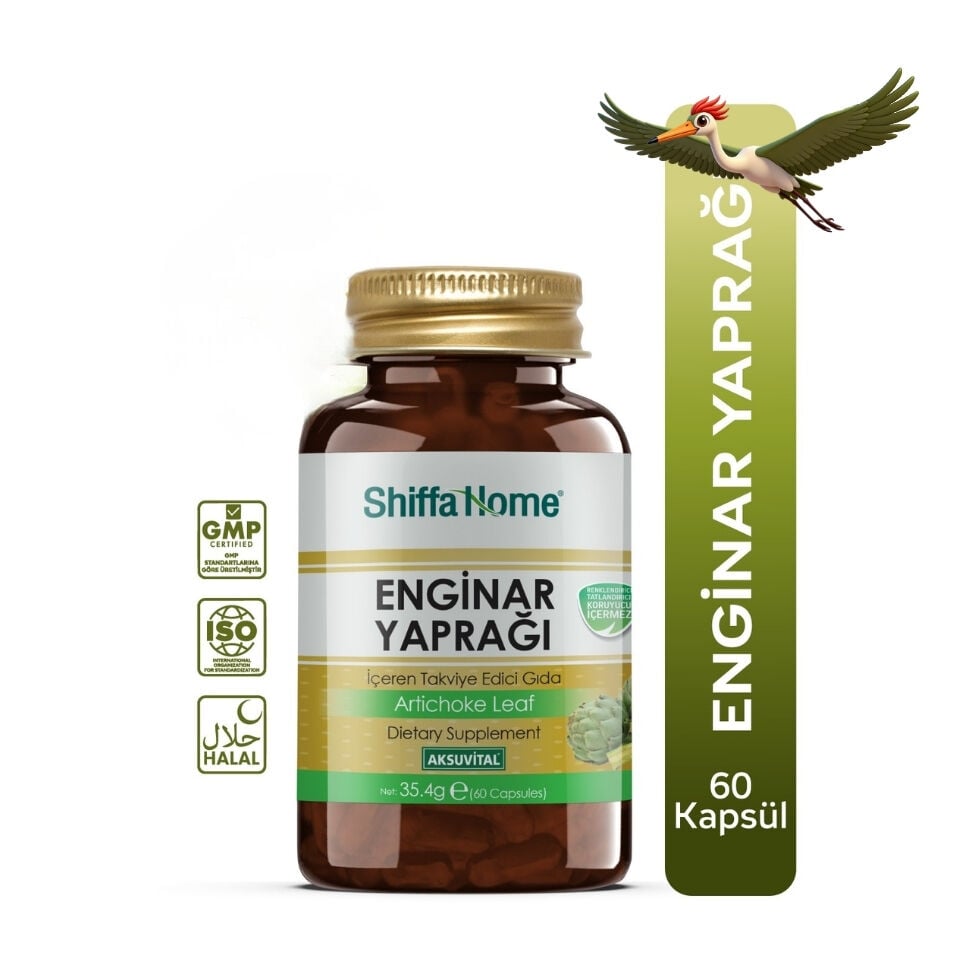 Shiffa Home Enginar Yaprağı 60 Kapsül