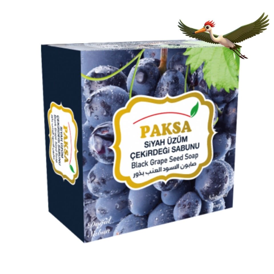 Paksa Siyah Üzüm Çekirdeği Sabunu - 125 Gr.