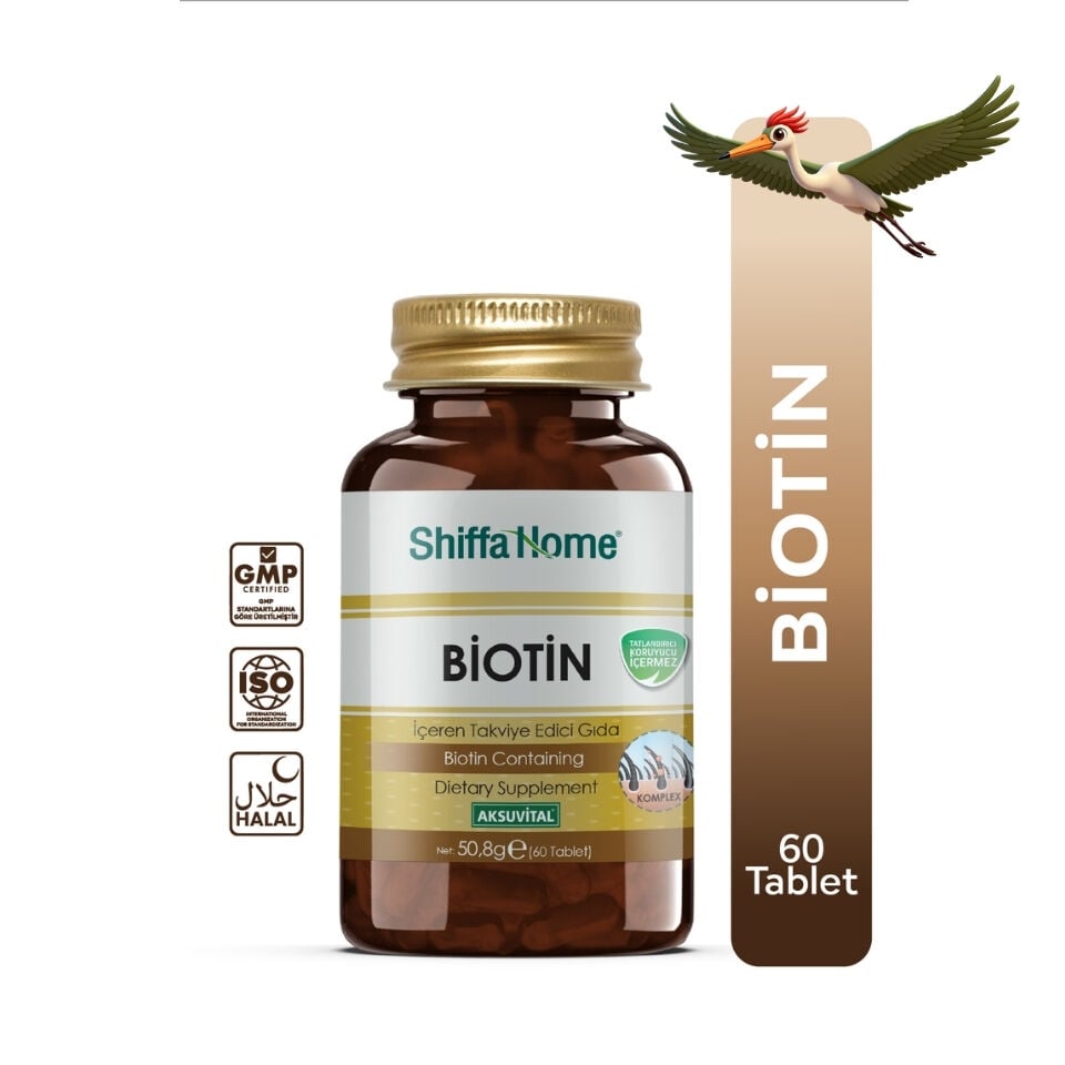 Shiffa Home Biotin 60 Tablet - 847 mg