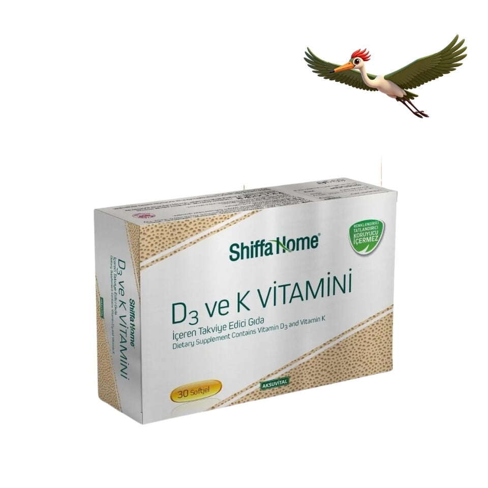 Shiffa Home D3 K2 Vitamini 1340mg 30 Softjel