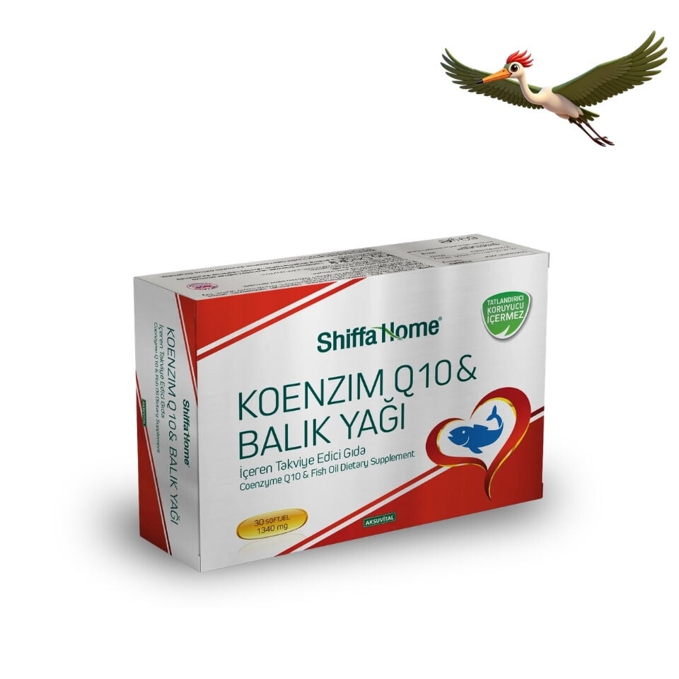 Shiffa Home Koenzim Q10 & Balık Yağı 30 Softjel -1340 mg