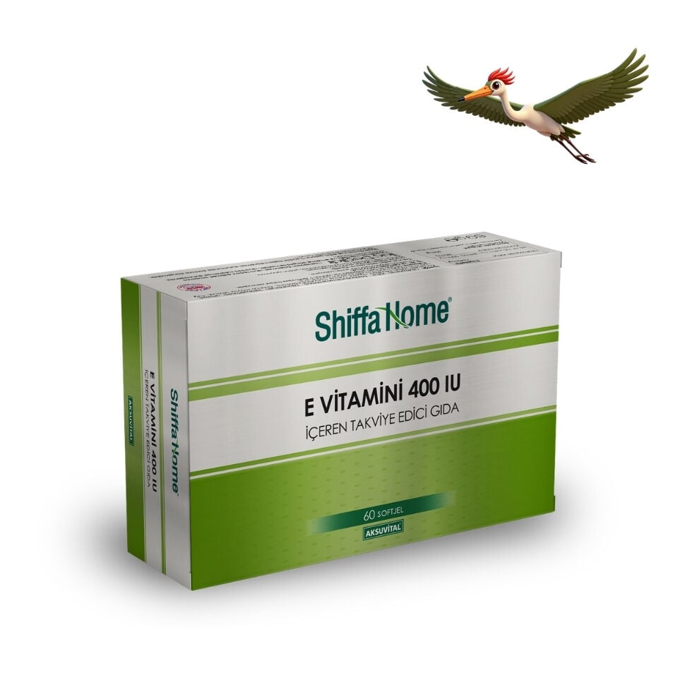 Shiffa Home E Vitamini 400 IU 700mg 60 Softgel