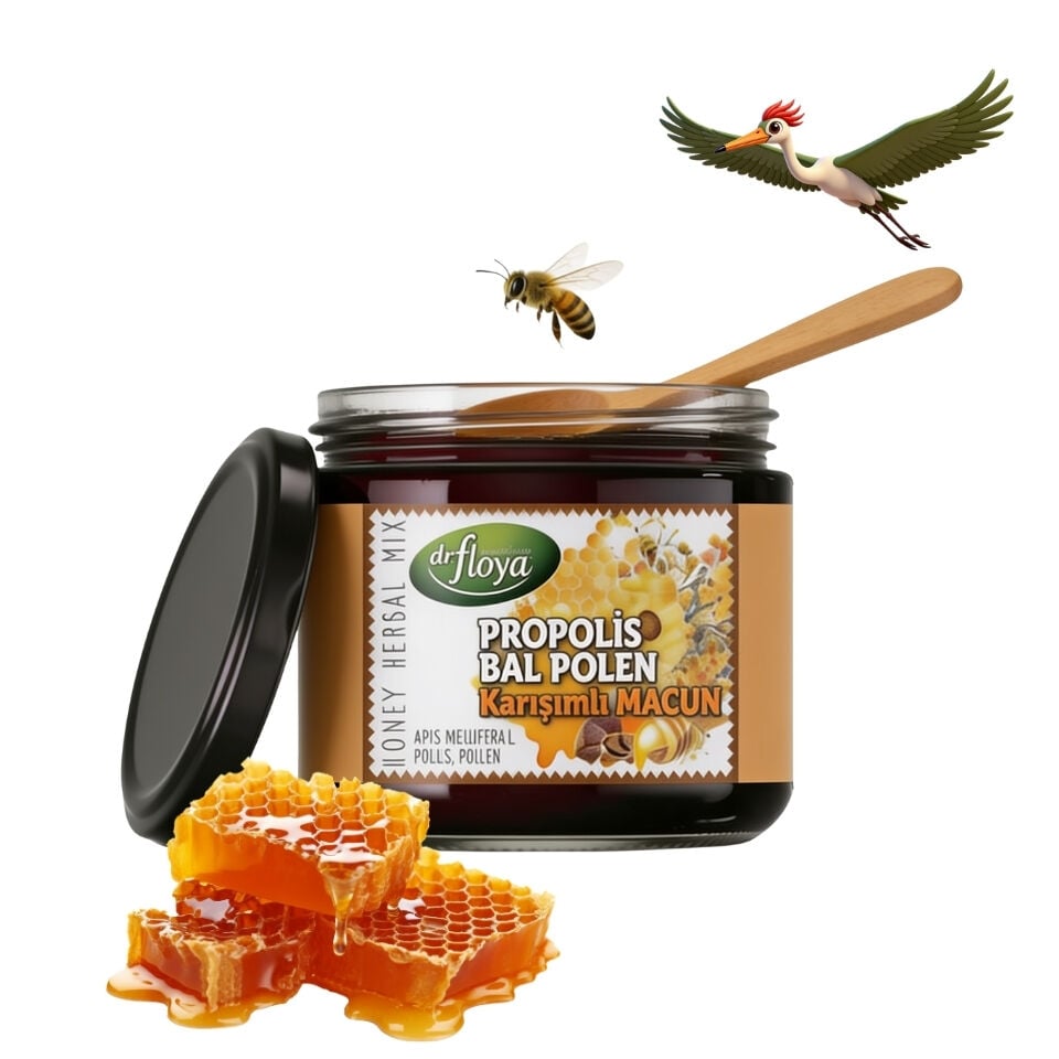 Dr. Floya Propolis Bal Polen Karışımlı Macun - 340 Gr.