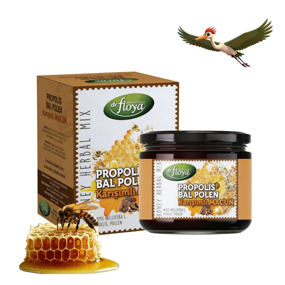 Dr. Floya Propolis Bal Polen Karışımlı Macun - 340 Gr.