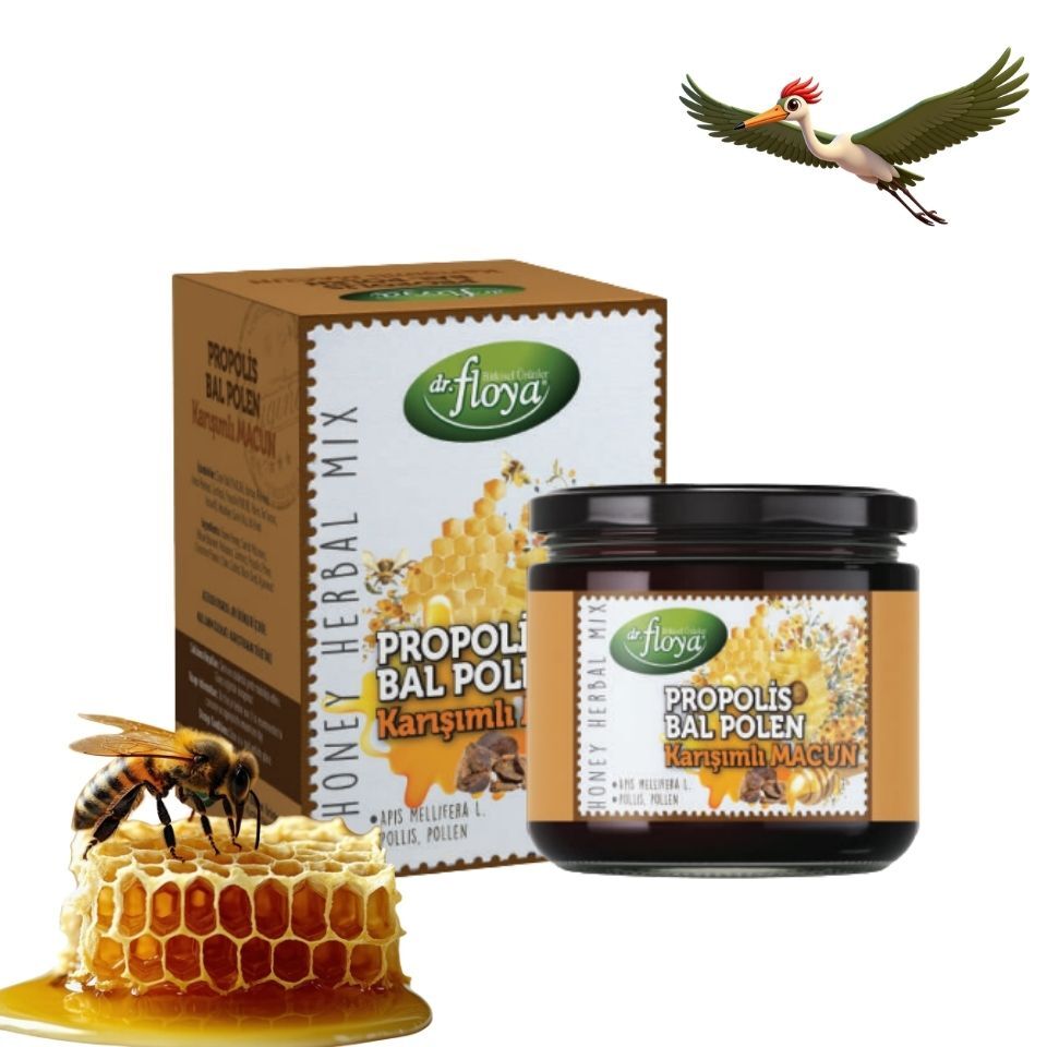 Dr. Floya Propolis Bal Polen Karışımlı Macun - 340 Gr.
