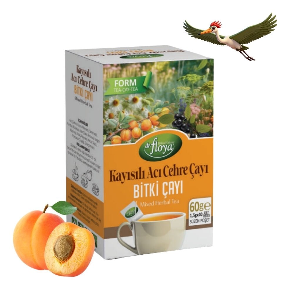 Dr. Floya Kayısılı Acı Çehre Bitki Çayı - 60 Gr.