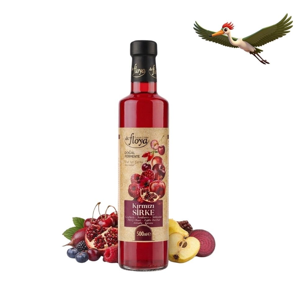 Dr. Floya Kırmızı Sirke - 500 ml.