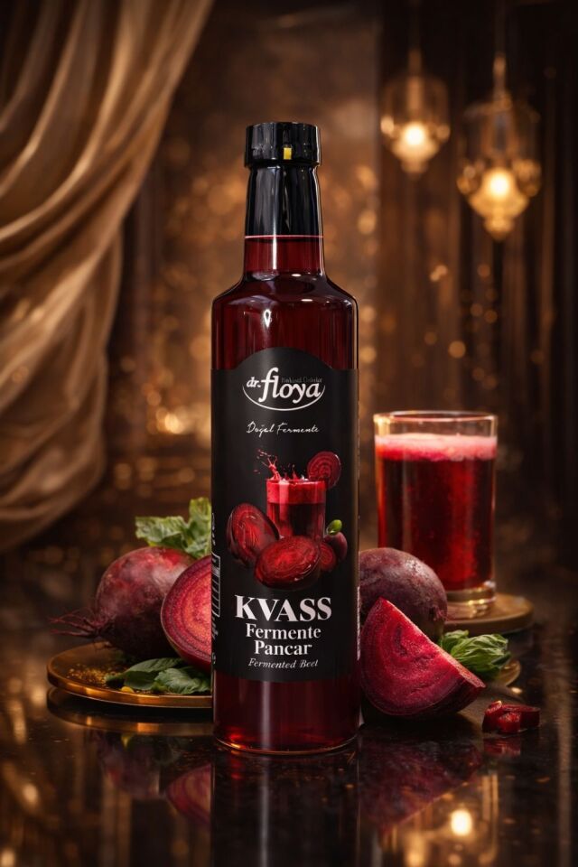 Dr. Floya Kvass Fermente Pancar - 500 ml.