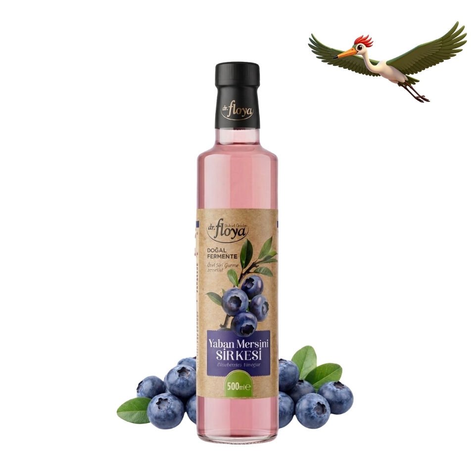 Dr. Floya Yaban Mersini Sirkesi - 500 ml.
