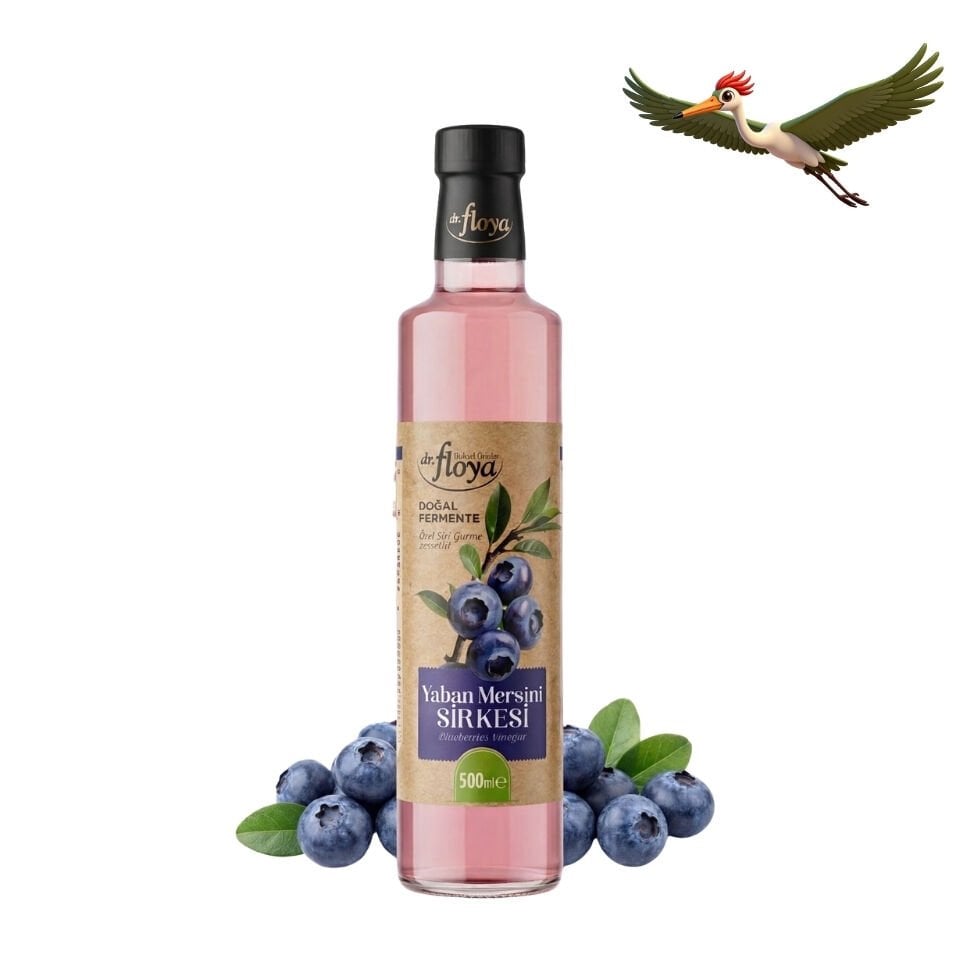 Dr. Floya Yaban Mersini Sirkesi - 500 ml.