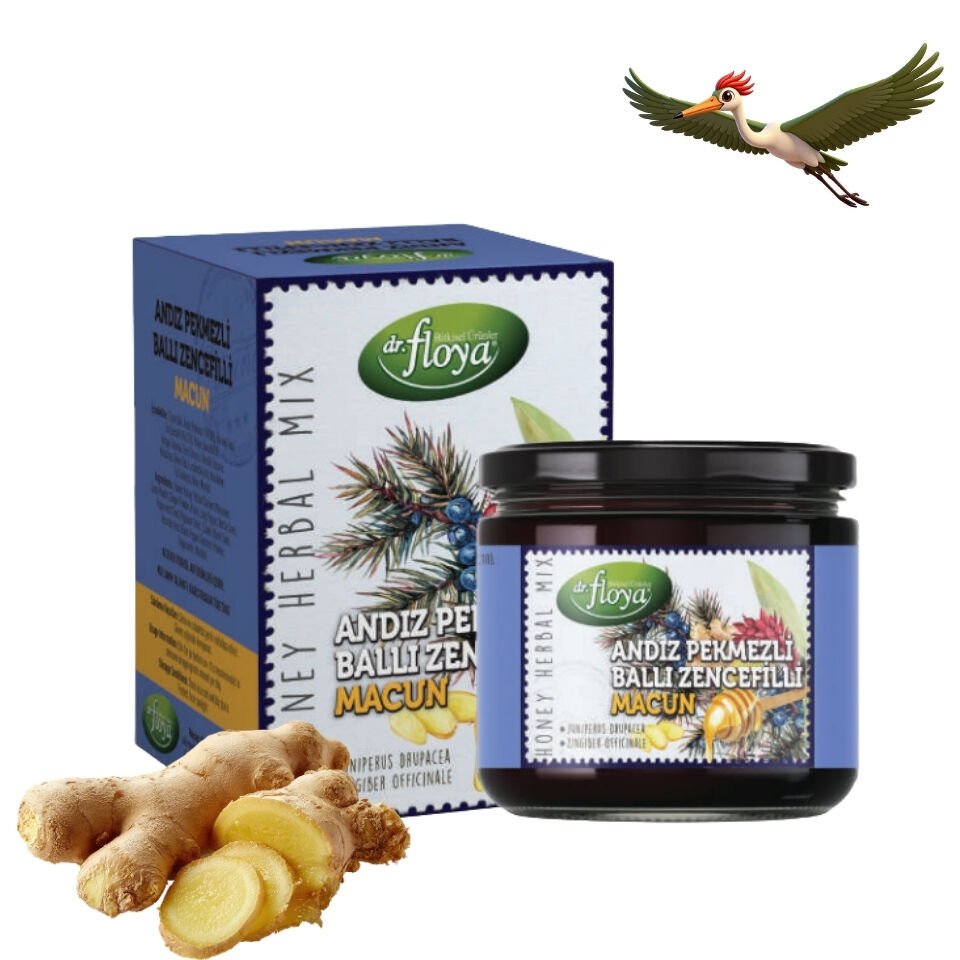 Dr. Floya Andız Pekmezli Ballı Zencefilli Macun - 340 Gr.