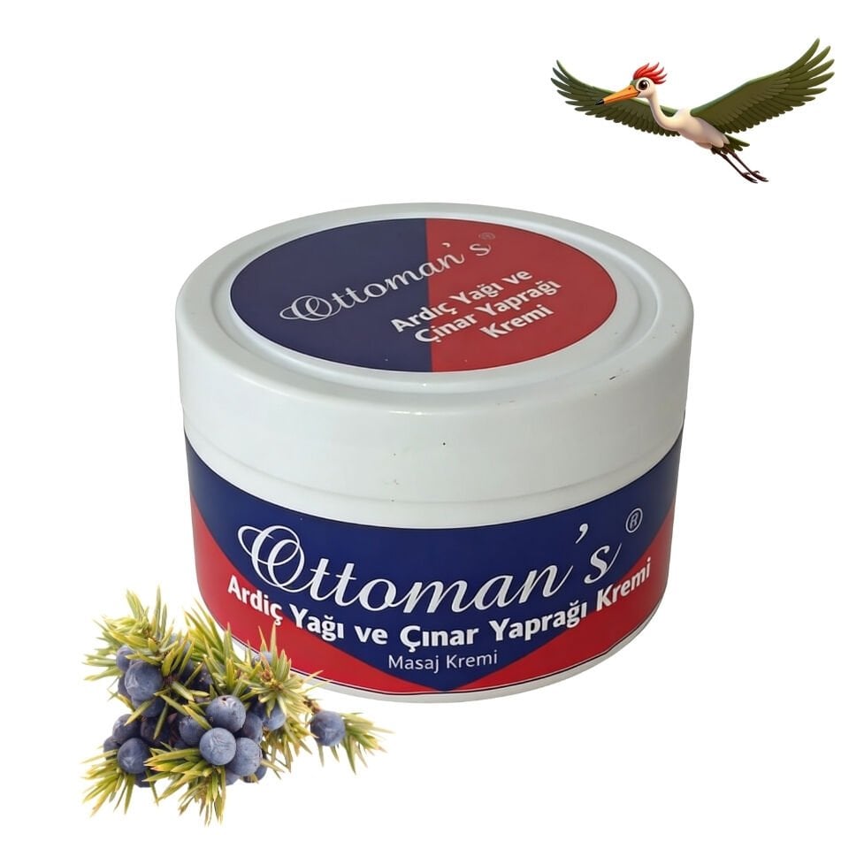 Otomans Ardıç Yağı ve Çınar Yaprağı Kremi - 100 ml.