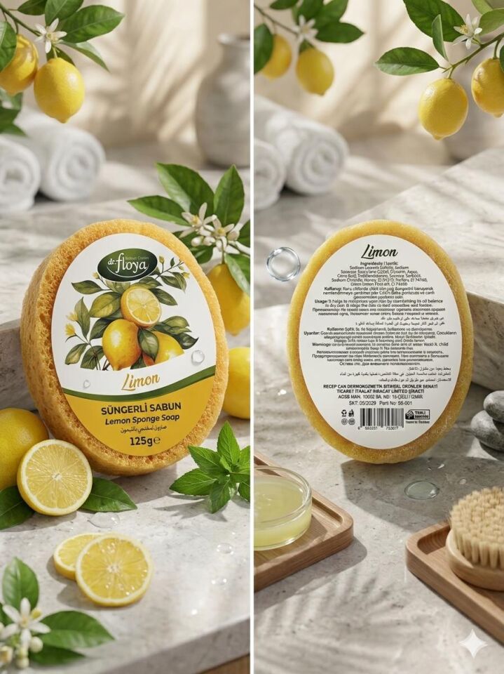 Dr. Floya Süngerli Sabun - Limon