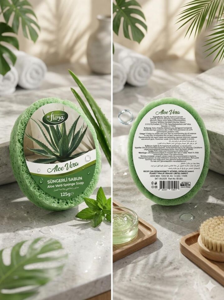 Dr. Floya Süngerli Sabun - Aloe Vera