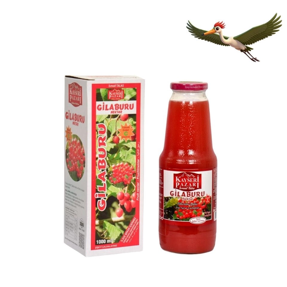 Kayseri Pazarı Gilaburu Nektarı - 1 Litre