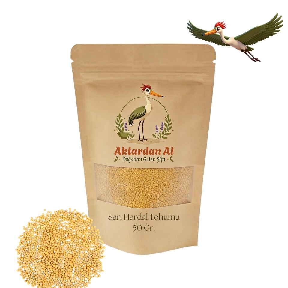 Sarı Hardal Tohumu - 50 Gr.