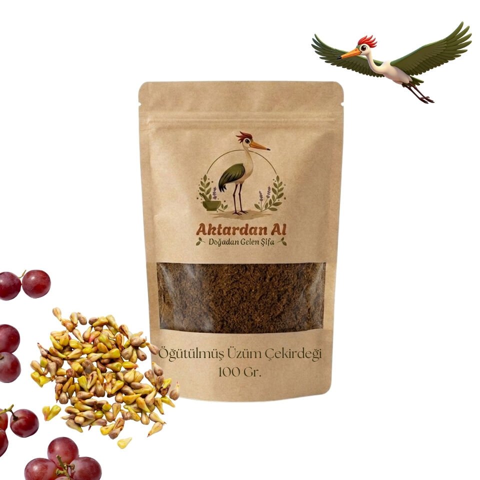 Öğütülmüş Üzüm Çekirdeği - 100 Gr.