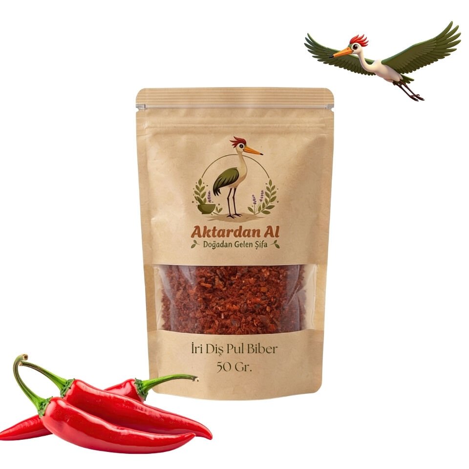 İri Diş Pul Biber - 50 Gr.